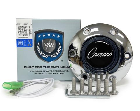 Auto Pro USA VSW 6-Bolt Steering Wheel Horn Button STE1027CHR