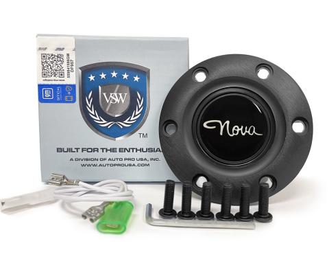 Auto Pro USA VSW 6-Bolt Steering Wheel Horn Button STE1032BLK