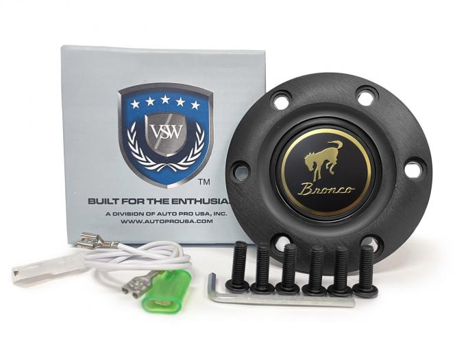 Auto Pro USA VSW Steering Wheel S6 Horn Button STE1049BLK