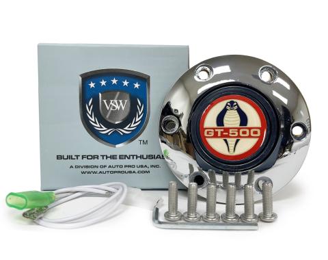 Auto Pro USA VSW 6-Bolt Steering Wheel Horn Button STE1004CHR