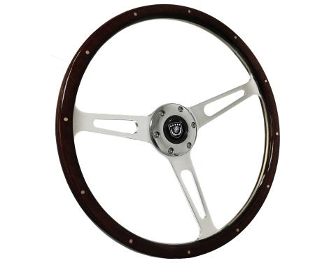 Auto Pro USA VSW 6-Bolt Classic Wood Steering Wheel ST3553A