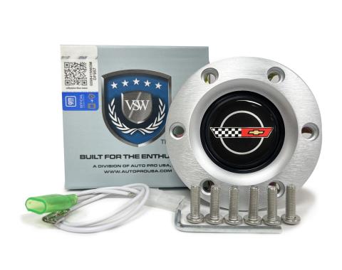 Auto Pro USA VSW 6-Bolt Steering Wheel Horn Button STE1042BRU
