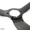 Auto Pro USA 1977-1982 Chevrolet Corvette VSW 6-Bolt OE Steering Wheel, Genuine Black Leather, 14 in. Diameter ST3029BLK