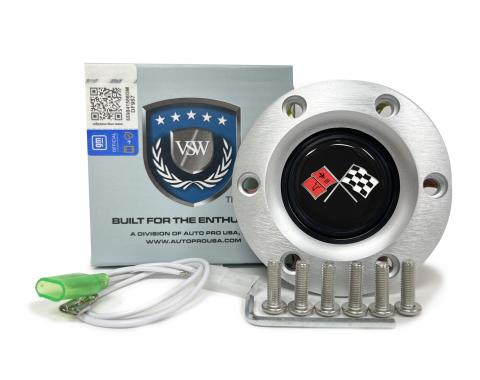 Auto Pro USA VSW 6-Bolt Steering Wheel Horn Button STE1013BRU