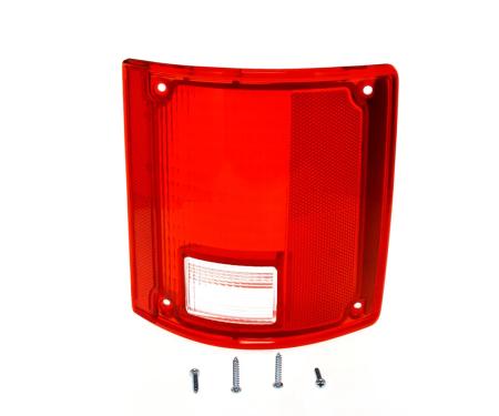AMD Taillight Lens w/o Chrome Trim, RH, 73-87 Chevy GMC C/K Fleetside Pickup; 73-91 Blazer Jimmy Suburban X951-4073-1R