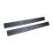 Dennis Carpenter Bronco Script Scuff Plates - Black with Black Script - 1966-77 Ford Bronco C6TZ-9613208