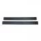 Dennis Carpenter Bronco Script Scuff Plates - Black with Black Script - 1966-77 Ford Bronco C6TZ-9613208