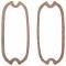 AMD Tail Lamp Lens Gaskets, Pair, 55-59 Chevy GMC Suburban X954-4255-P