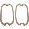 AMD Tail Lamp Lens Gaskets, Pair, 55-59 Chevy GMC Suburban X954-4255-P