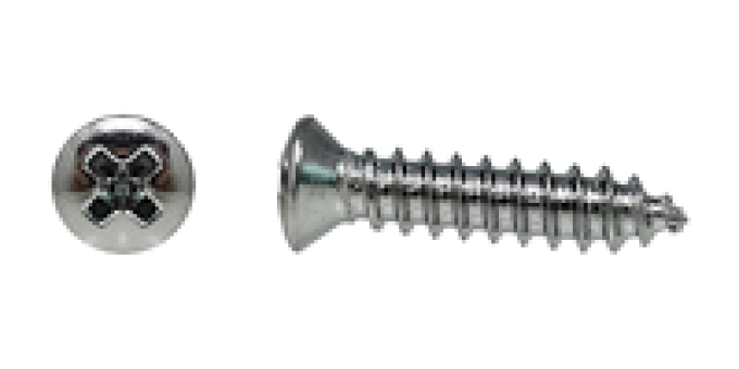 AMK  4 piece Tailamp Bezels SS/Chrome Panhead Oval Ab Screws F-1895