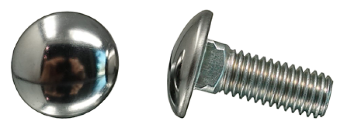 AMK  8 piece Bumper (Fr) Stainless Steel Capped Bolts, Coni Keps F-1853