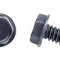 AMK 1967 Ford Bronco 8 piece License Plate Support (Rr) Hex Washer T1 Screws, Flat Wa's F-2239