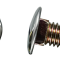 AMK 1971 Ford Mustang 8 piece Bumper (Rr if Car Fr on Truck) Stainless Steel Capped Bolts, Coni Keps Nuts F-1835