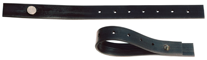 AMK 1967 Ford Bronco 1 piece P/S Hose Rubber Strap - 390/428 Extruded Strap W Steel Rivet F-521