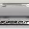 American Car Craft 2017-2022 Ford F-250 Black License Plate Frame with "Super Duty" Lettering (No color) 792004