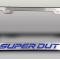 American Car Craft 2017-2022 Ford F-250 Black License Plate Frame with "Super Duty" Lettering (No color) 792004