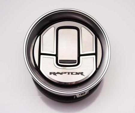 American Car Craft 2010-2014 Ford Raptor - A/C Deluxe Vent Cover Kit with Etched "Raptor" 20 Pc, Polished/Brushed Stainless 771033