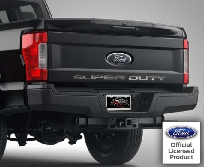 American Car Craft 2017 Ford F-250/350 Super Duty - 'SUPER DUTY' Tailgate Letter Inserts, Polished Stainless Steel 772097