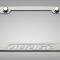 American Car Craft Custom Dodge License Plate Frame, Stainless Steel, Choose Vinyl/LED Color 152050