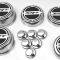 American Car Craft 2008-2018 5.7 Hemi V8 Engine - "SRT" Fluid & Shock Tower Cap Covers 11Pc, Choose Color 333052