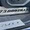 American Car Craft 2017-2022 Ford F250 Brushed Stainless Lower Seat Vanity Plate with "7.3 Godzilla" Logo 2pc, Select Inlay 791048