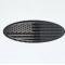 American Car Craft 2021-2024 Bronco Tailgate Emblem Replacement- Carbon fiber Base with Black Brushed American Flag Top Plate 662002