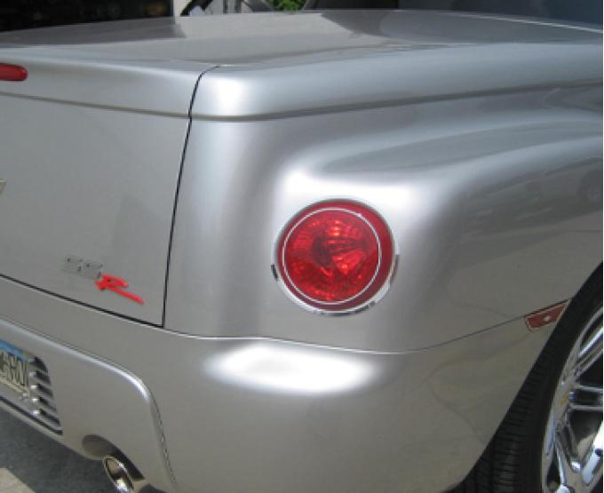 American Car Craft SSR Taillight Bezels Polished 512004
