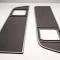 American Car Craft 2009-2014 F-150/Raptor - Front Door Inserts Carbon Fiber 6Pc Kit, Stainless Steel/Carbon Fiber 771034
