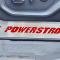 American Car Craft 2017-2022 Ford F250 Brushed Stainless Lower Seat Vanity Plate with "6.7 Power Stroke" Logo 2pc, Select Inlay 791049