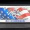 American Car Craft 2017-2022 Ford F-250 License Plate Frame with "FORD" Lettering (No color) 792003