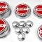 American Car Craft 2008-2018 5.7 Hemi V8 Engine - "SRT" Fluid & Shock Tower Cap Covers 11Pc, Choose Color 333052