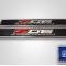 American Car Craft 2014-2019 C7 Corvette - Light Up Z06 SUPERCHARGED Replacement Door Sills 2Pc, Carbon Fiber with Stainless Trim 051026