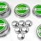 American Car Craft 2008-2018 5.7 Hemi V8 Engine - "SRT" Fluid & Shock Tower Cap Covers 11Pc, Choose Color 333052
