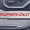 American Car Craft 2017-2022 Ford F250 Brushed Stainless Lower Seat Vanity Plate with "Super Duty" Logo 2pc, Select Inlay 791046
