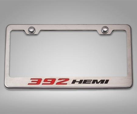 American Car Craft Custom 392 HEMI License Plate Frame, Stainless Steel 152049