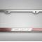 American Car Craft Ford F-150 Custom License Plate Frame with 'F-150' Lettering, Stainless Steel, Choose Vinyl or LED Color 772023