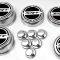 American Car Craft 2008-2018 5.7 Hemi V8 Engine - "SRT" Fluid & Shock Tower Cap Covers 11Pc, Choose Color 333052