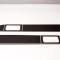 American Car Craft 2009-2014 F-150/Raptor - Front Door Inserts Carbon Fiber 6Pc Kit, Stainless Steel/Carbon Fiber 771034