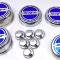 American Car Craft 2008-2018 5.7 Hemi V8 Engine - "SRT" Fluid & Shock Tower Cap Covers 11Pc, Choose Color 333052