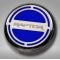 American Car Craft Ford Raptor - Engine Fluid Cap Covers with RAPTOR Logo 6Pc, Triple Plated Chrome, Choose Colored Inlay 773009