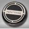 American Car Craft Ford Raptor - Engine Fluid Cap Covers with RAPTOR Logo 6Pc, Triple Plated Chrome, Choose Colored Inlay 773009