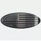 American Car Craft 2005-2014 Ford F150 Tailgate Emblem Replacement- Carbon fiber Base with Black Brushed American Flag Top Plate 762002