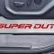 American Car Craft 2017-2022 Ford F250 Brushed Stainless Lower Seat Vanity Plate with "Super Duty" Logo 2pc, Select Inlay 791046