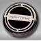 American Car Craft Ford Raptor - Engine Fluid Cap Covers with RAPTOR Logo 6Pc, Triple Plated Chrome, Choose Colored Inlay 773009