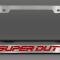 American Car Craft 2017-2022 Ford F-250 License Plate Frame with "Super Duty" Lettering (No color) 792002