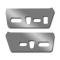 American Car Craft 2010-2014 Ford F150/Raptor - Seat Control Side Panel Trim 2Pc, Brushed Stainless Steel 771026