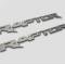 American Car Craft 2010-2014 Ford Raptor - RAPTOR Badges 2Pc, Stainless Steel (Polished 12") 771046