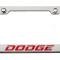 American Car Craft Custom Dodge License Plate Frame, Stainless Steel, Choose Vinyl/LED Color 152050