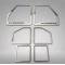 American Car Craft 2017-2022 Ford F250 Deluxe Door Speaker Trim "FORD" Etched Logo 6pc (Polished Finish) 791030