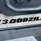 American Car Craft 2017-2022 Ford F250 Brushed Stainless Lower Seat Vanity Plate with "7.3 Godzilla" Logo 2pc, Select Inlay 791048
